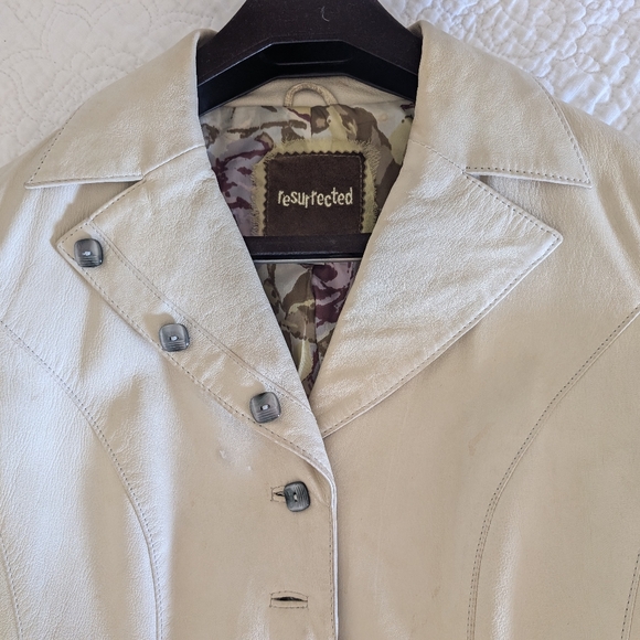 Resurrected Cream-colored Utility Jacket - Size S - Picture 8 of 9